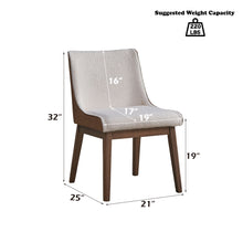 Load image into Gallery viewer, Ginny - Boucle Velvet Side Chair (Set of 2) - Walnut

