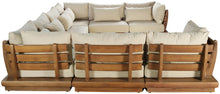 Load image into Gallery viewer, Mirella - 8 Piece Water Resistant Fabric Upholstered Outdoor Patio Modular Sectional
