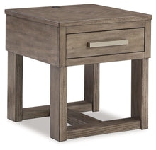 Load image into Gallery viewer, Loyaska - Rectangular End Table - Grayish Brown
