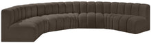 Load image into Gallery viewer, Arc - Boucle Fabric 7 Piece U-Shaped Modular Sofa
