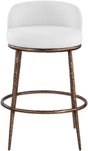Load image into Gallery viewer, Ferro - Performance Fabric Upholstered Bar Stool - Antique Bronze
