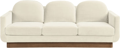 Diviento - Velvet Performance Fabric Upholstered Sofa