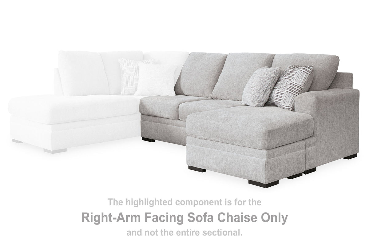 Gabyleigh - Raf Sofa Chaise - Nickel