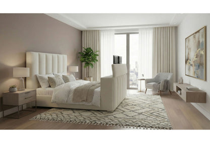Serenity - Queen Bed Side Rails - Cream / Beige