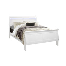 Load image into Gallery viewer, Charlston - Modern Sleigh Design Bed With LED
