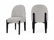 Load image into Gallery viewer, Torino - Upholstered Dining Chair With Brushed Black Base (Set of 2)
