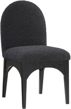 Load image into Gallery viewer, Waldorf - Boucle Dining Side Chair With Black Legs
