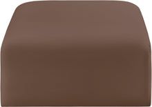 Load image into Gallery viewer, Arc - Faux Leather Ottoman
