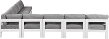 Load image into Gallery viewer, Nizuc - Outdoor Patio 9 Piece Modular Sectional With White Frame

