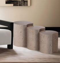 Load image into Gallery viewer, Dimple - 3 Piece Modular End Table - Terazzo Finish

