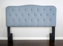 Load image into Gallery viewer, Ariana - Upholstered Queen Headboard - Light Blue
