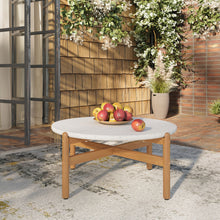 Load image into Gallery viewer, Solstice - Coffee Table With Terrazo Top - White
