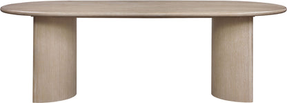 Caldra - Oak Veneer And Solid Wood Dining Table