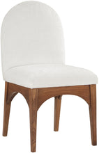 Load image into Gallery viewer, Waldorf - Chenille Dining Side Chair With Brown Legs
