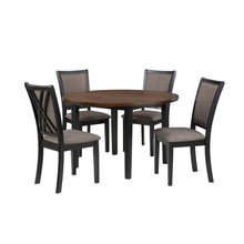 Load image into Gallery viewer, Potomac - 5 Piece Round Dining Set (Table &amp; 4 Chairs) - Brown / Black
