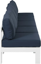 Load image into Gallery viewer, Nizuc - Outdoor Patio 5 Seat Modular Armless Sofa With White Frame
