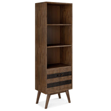 Load image into Gallery viewer, Clarkson - Bookcase With Storage - Rustic Natural Aged Brown
