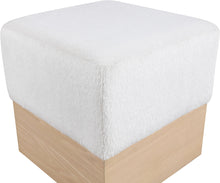 Load image into Gallery viewer, Havre - Ottoman / Stool With Natural Base
