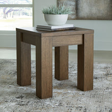 Load image into Gallery viewer, Rosswain - Square End Table - Warm Brown
