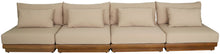 Load image into Gallery viewer, Mirella - 4 Piece Water Resistant Fabric Outdoor Patio Modular Sectional
