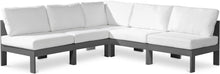 Load image into Gallery viewer, Nizuc - Outdoor Patio 5 Piece Modular Sectional With Gray Frame
