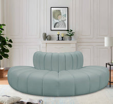 Load image into Gallery viewer, Arc - Faux Leather 4 Piece Modular Sofa
