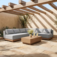 Load image into Gallery viewer, Solace - Olefin Performance Fabric 3 Piece Outdoor Patio Modular Sectional (Sofa, Loveseat &amp; Corner Chair)
