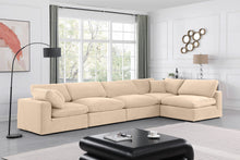 Load image into Gallery viewer, Comfy - 5 Piece Velvet Modular Sectional
