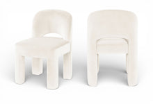 Load image into Gallery viewer, Celine - Velvet Performance Fabric Upholstered Dining Chair (Set of 2)
