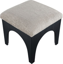 Load image into Gallery viewer, Lawson - Chenille Fabric Ottoman - Black Base
