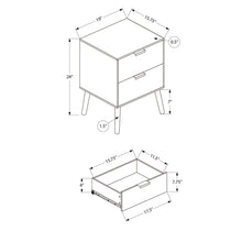 Load image into Gallery viewer, Accent Table With Storage Drawers - Brown
