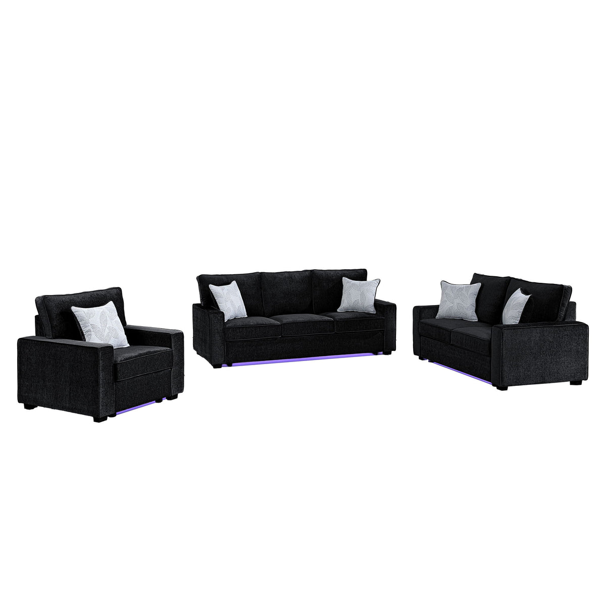Rita - Living Room Set With LED