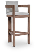 Load image into Gallery viewer, Newport - Water Resistant Fabric Upholstered Outdoor Patio Bar Stool
