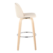 Load image into Gallery viewer, Toriano - Contemporary Fixed Height Barstool &amp; Swivel With Round Footrest (Set of 2)
