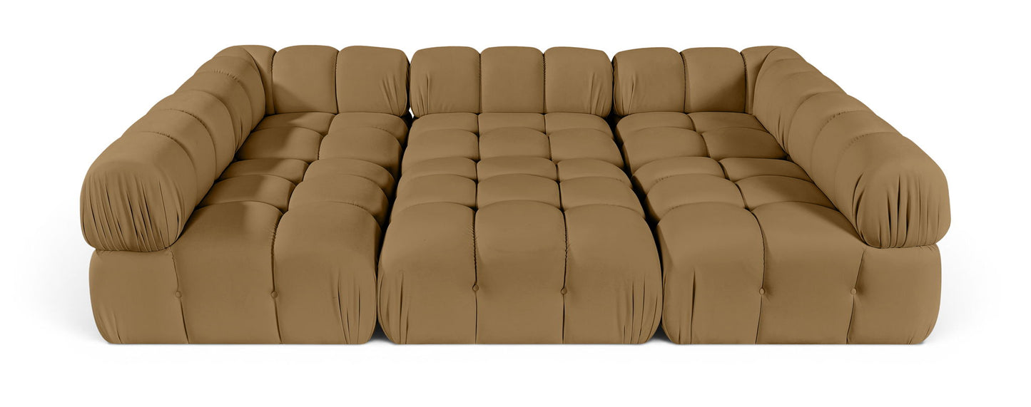 Orin - Velvet 6 Piece Modular Sectional