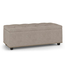 Load image into Gallery viewer, Hamilton - Upholstered Lift Top Rectangular Storage Ottoman

