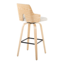 Load image into Gallery viewer, Stella - Contemporary Fixed Height Barstool With Swivel Square Footrest (Set of 2)
