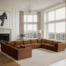 Load image into Gallery viewer, Shaggy - 9 Piece Modular U-Shaped Sectional
