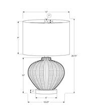 Load image into Gallery viewer, Transitional Lighting, Table Lamp, Resin - Cream
