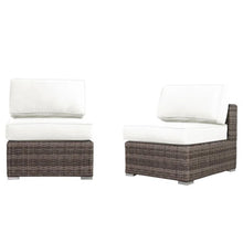 Load image into Gallery viewer, Seating Set With Cushions Handcrafted Wicker Design
