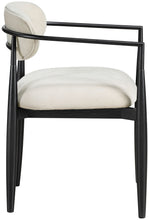 Load image into Gallery viewer, Riccio - Fabric Dining Arm Chair (Set of 2) - Black Frame
