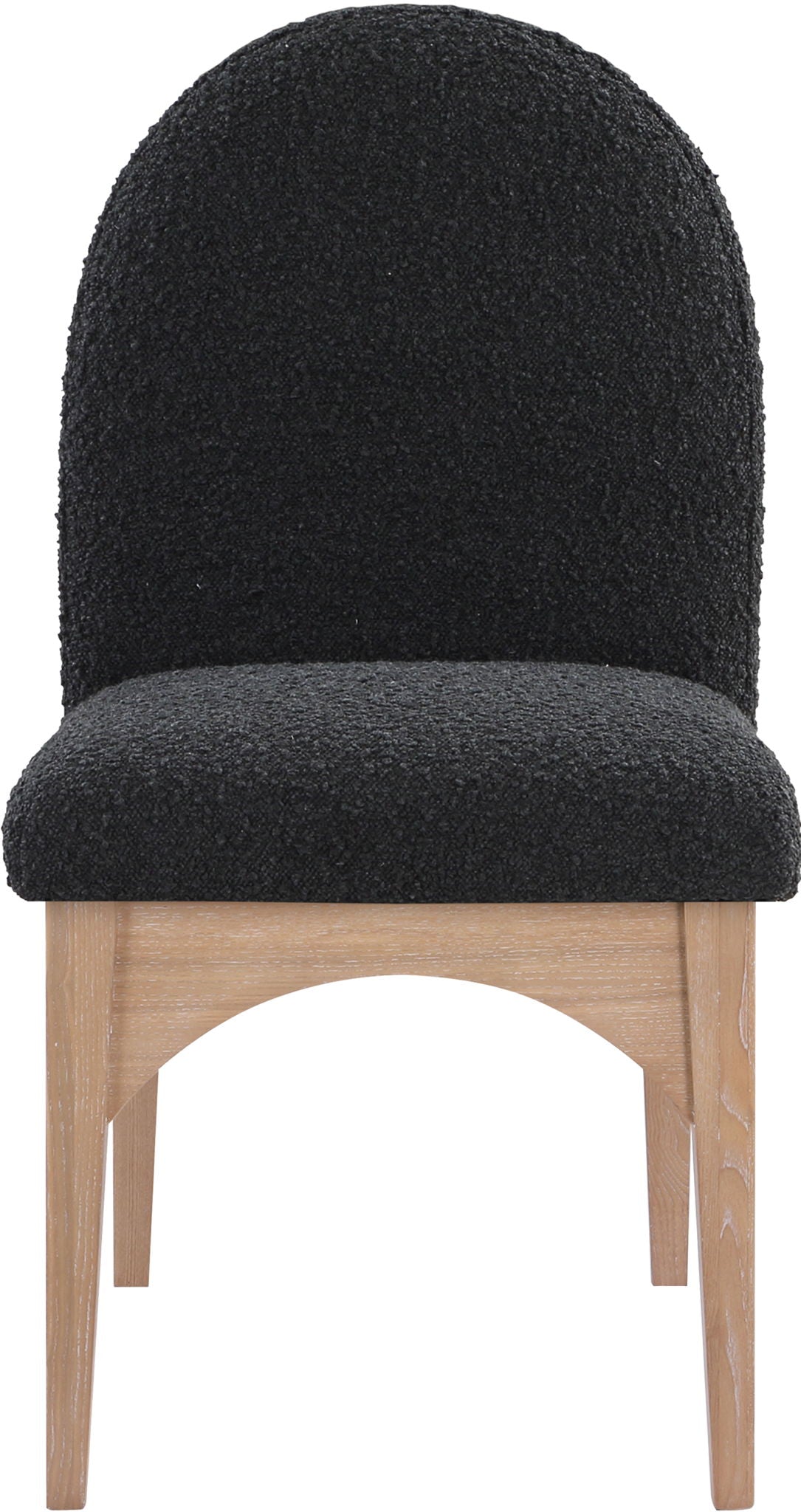 Waldorf - Boucle Dining Side Chair With Natural Legs