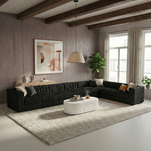 Load image into Gallery viewer, Rummi - Velvet Performance Fabric Upholstered 8 Piece Modular Sectional (With 3 Corner Chairs)
