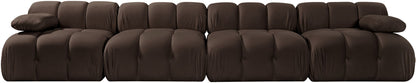 Orin - Velvet 4 Piece Modular Sofa