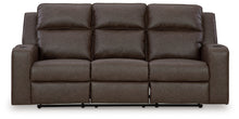 Load image into Gallery viewer, Lavenhorne - Rec Sofa W/Drop Down Table - Granite

