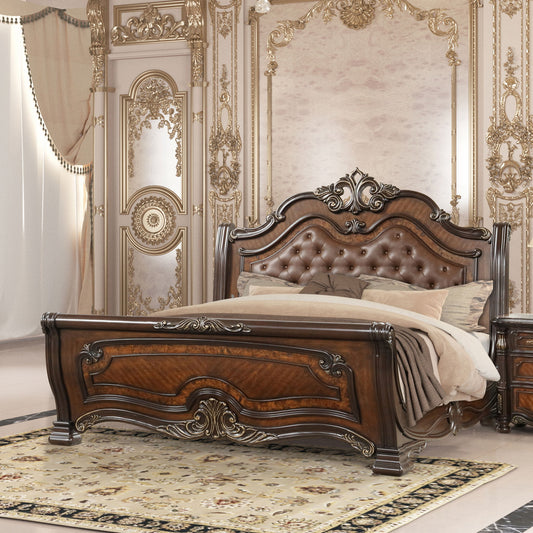 Bella Notte - Padded Sleigh Bed
