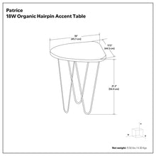 Load image into Gallery viewer, Patrice - Handcrafted Metal And Wood Accent Table
