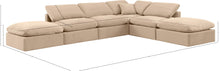 Load image into Gallery viewer, Indulge - Velvet 6 Piece Modular Armless Sectional
