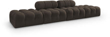 Load image into Gallery viewer, Ames - 4 Piece Boucle Upholstered Modular Sofa With 2 Backless Seats

