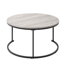 Load image into Gallery viewer, Forma - 4 Piece Occasional Set (1 Coffee, 1 Large End Table &amp; 1 Stool, 1 Small End Table) - Black / White / Gray
